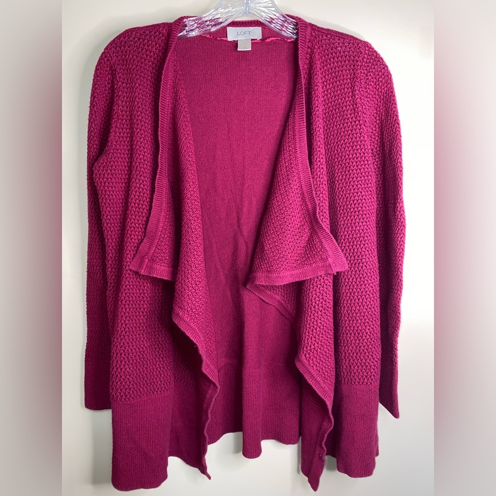Loft Waterfall Collar Cardigan